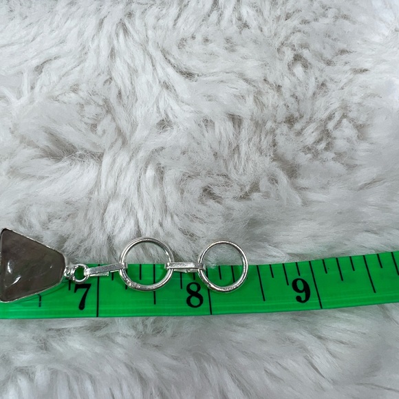 Fluorite Pearl 925 Large Gemstone Necklace & Bracelet - Picture 8 of 8